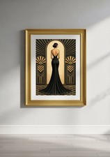 Female Figure Art Deco Print |