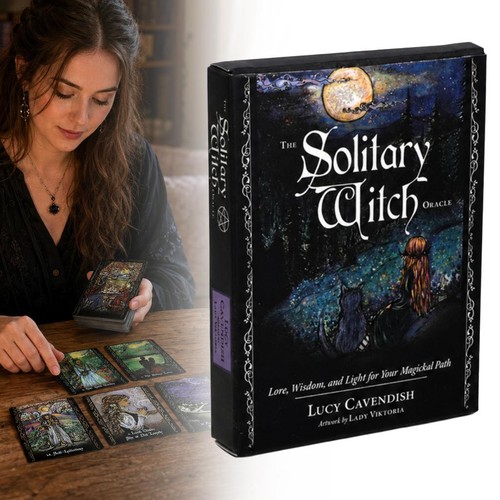 Solitary witch oracle tarot - witch,