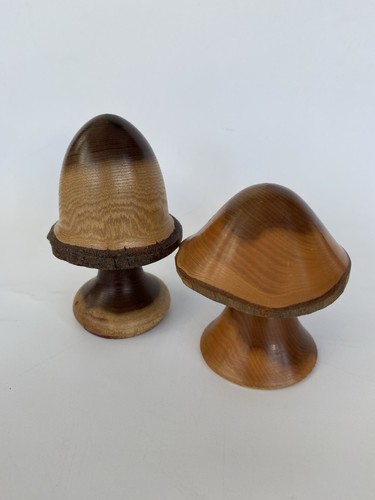 Hand made carved turned - 2,