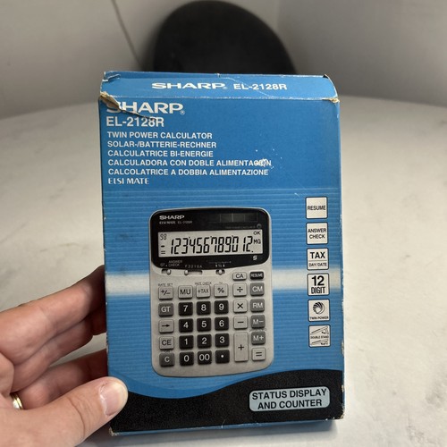 Sharp 2128r calculator - el-2128r,