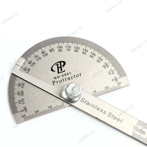 Stainless steel protractor - steel,