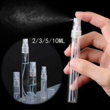 2ml 5ml 10ml Glass Spray Bottle Refillable Perfume Decant Travel Atomiser Empty