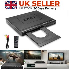 DVD Player TV All Region Free DVD Players Mini DVD Play USB + Remote Control