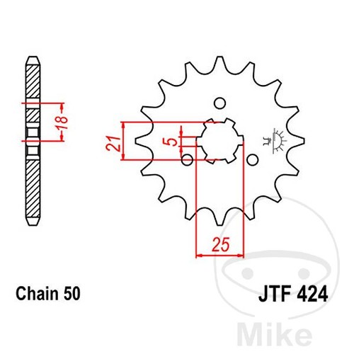 Pinion tooth pitch - tooth,