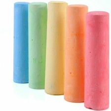 🔥5x Jumbo Coloured Chalk