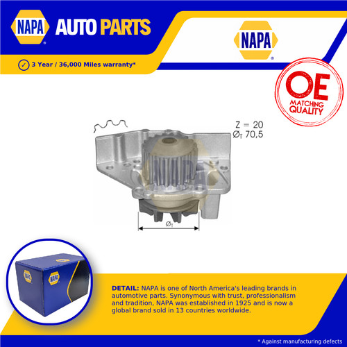 Water pump fits lada - pump, niva