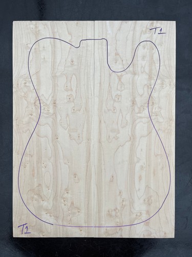 Birdseye maple bookmatched - birdseye,