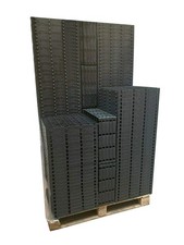 60 x Black Grass Grid Heavy