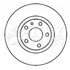 2x Brake Discs Vented For Fiat Scudo 220 1.9 D Key Parts Front 1340179080