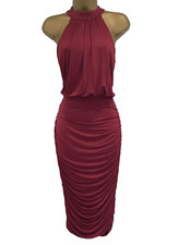 Lipsy Red Berry Bodycon Dress