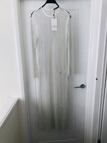 120 zara silver rhinestone - £120,