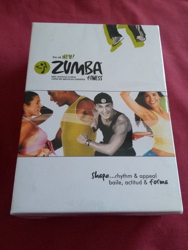 All new zumba dvd - box, 4