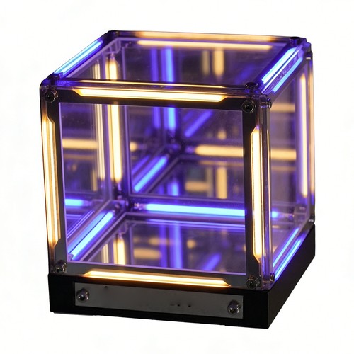 Infinity mirror cube light - mirror, 4d