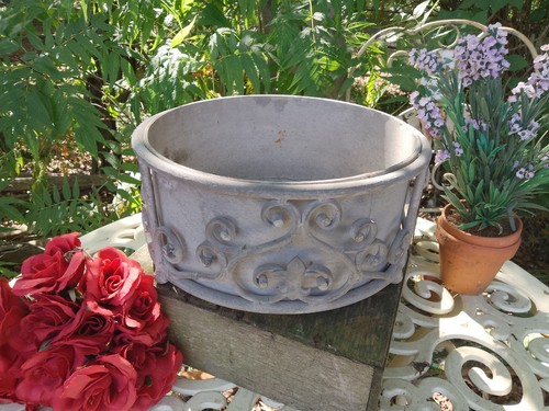 Ornate wrought iron round - iron,