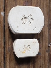 2 x ceramic wedgwood mould