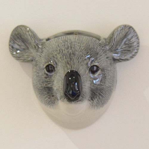 Quail ceramics koala wall - quail, vase