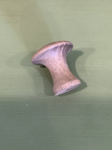 Shaker walnut knob cabinet - shaker,