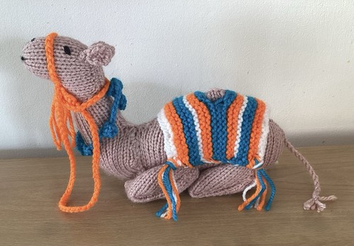 Hand knitted christmas - hand,