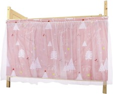Dorm Bunk Bed Canopy Pink