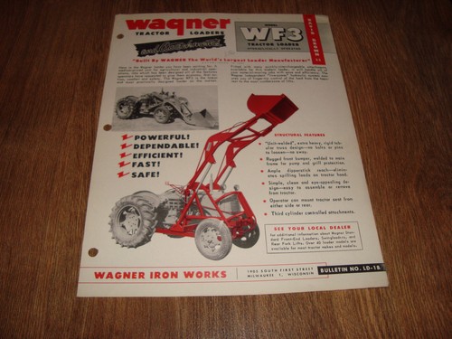 Vintage wagner tractor - wagner,
