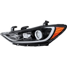 Headlight Driver Left Side Halogen For 2017 2018 Hyundai Elantra Headlamp LH