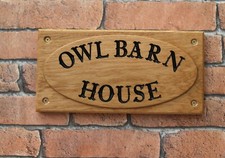 Personalised Wooden House Name