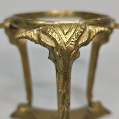 Vintage brass goat - vintage, head