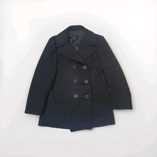 Naval Clothing Factory Pea Coat 1940’s WWII Navy Men’s Issued Military Size 38 