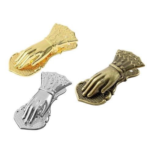Vintage hand shaped paper clip - hand,