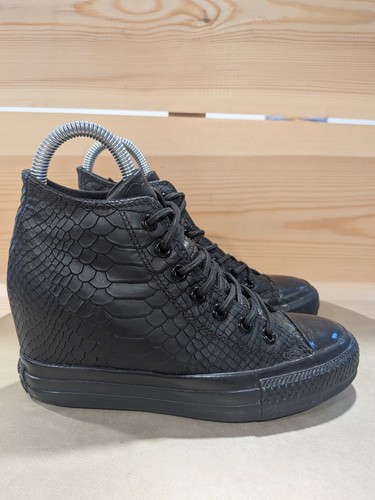 Converse ladies black leather - ladies,