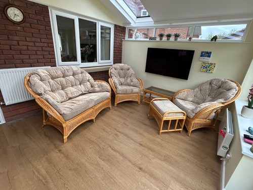 Three piece wicker - three-piece,