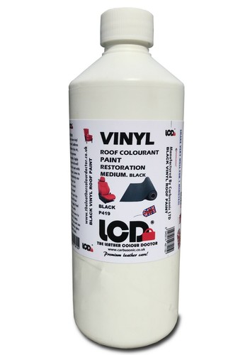 Vinyl roof paint roof hood