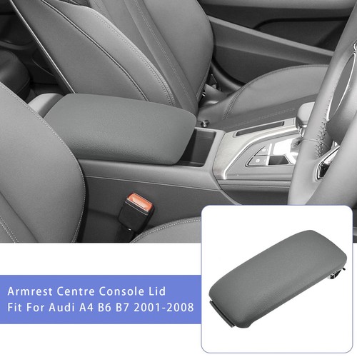Gray leather armrest centre - armrest,