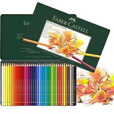 36 Colours Faber Castell Polychromos Pencils Tin Set Drawing Colouring Coloured