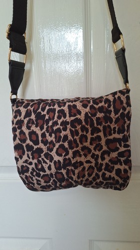 Leopard printed crossbody - leopard-printed,