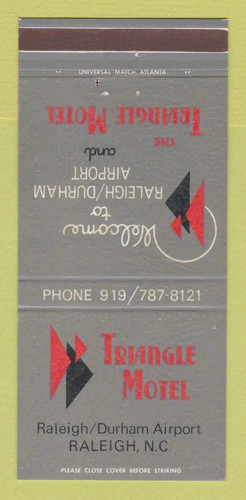 Matchbook cover triangle - matchbook,