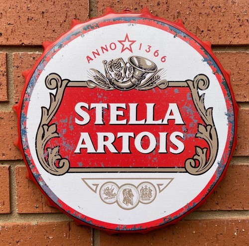 Stella artois metal bottle - stella, top