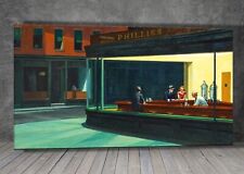 Edward Hopper Nighthawks CANVAS PAINTING ART PRINT 1334