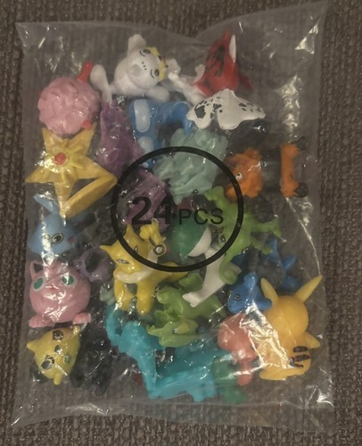 New 24pc pokemon figures - new,