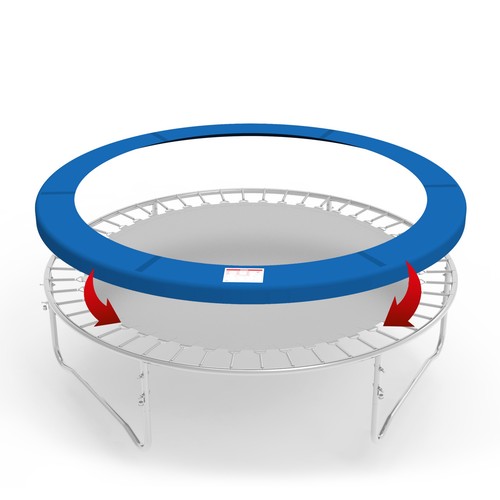8ft outdoor round trampoline - outdoor,