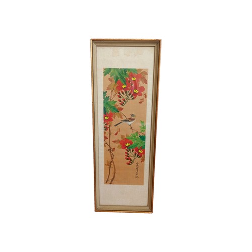 Vintage chinese silk painting - chinese,