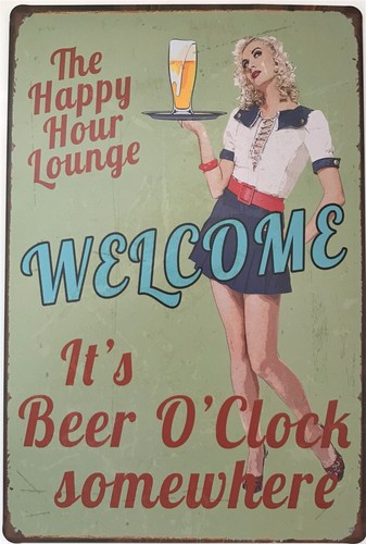 Retro metal wall - retro, tin