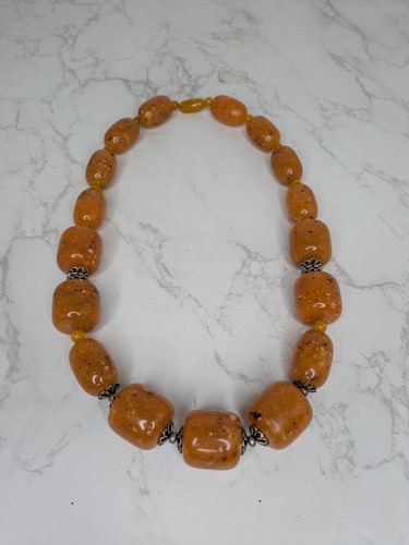 Vintage faux amber resin - vintage,