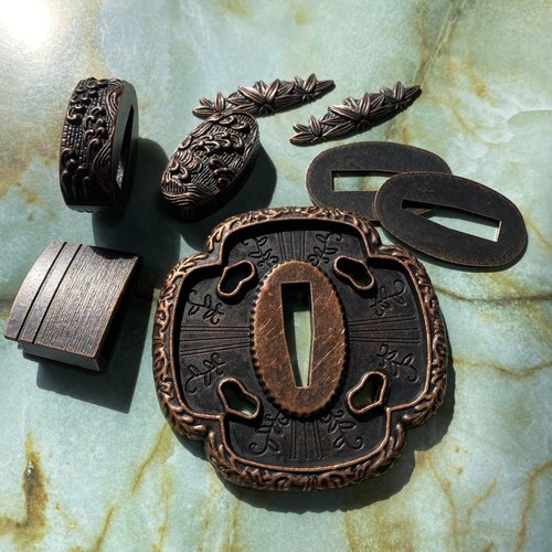 Tsuba habaki fuchi more - &,