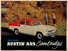 Austin A55 Cambridge brochure c1959 - #1752/A