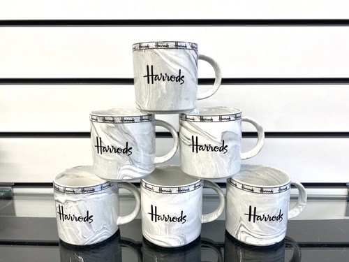 Harrods coffee mug set 6 - harrods,