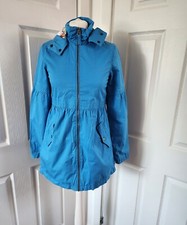 Moods Of Norway Light Jacket Size XS Blue With Detachable Hood 