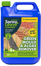 Jarder Spray and Leave Patio Fencing Cleaner Green Mould Algae Remover 5L