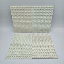 Betta Bilda Baseplates 4x White 14x20 Stud Vintage 1960s Building Plates VGC