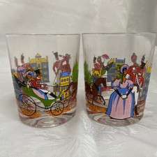 2x REIMS FRANCE  TUMBLER glass